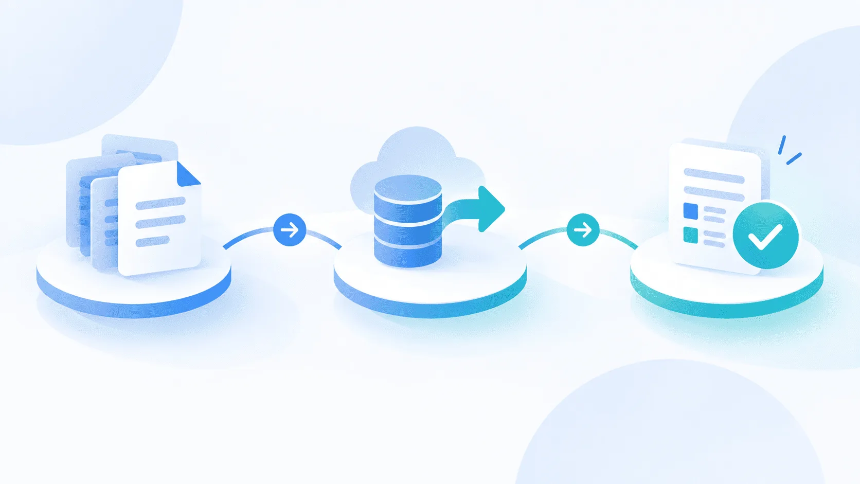 Alt text : Three-step migration path from Excel to IT project management software