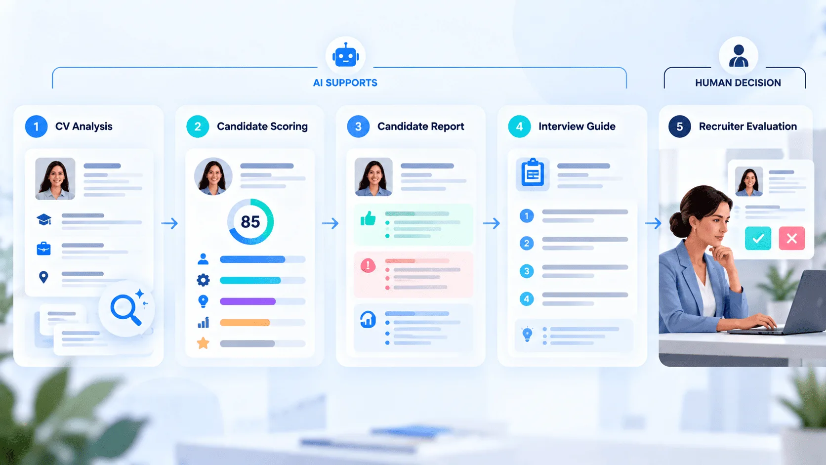 Pipeline de recrutement assisté par l’IA